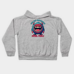 April fool monster Kids Hoodie